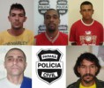 Fotos dos fugitivos da cadeia em Carlópolis